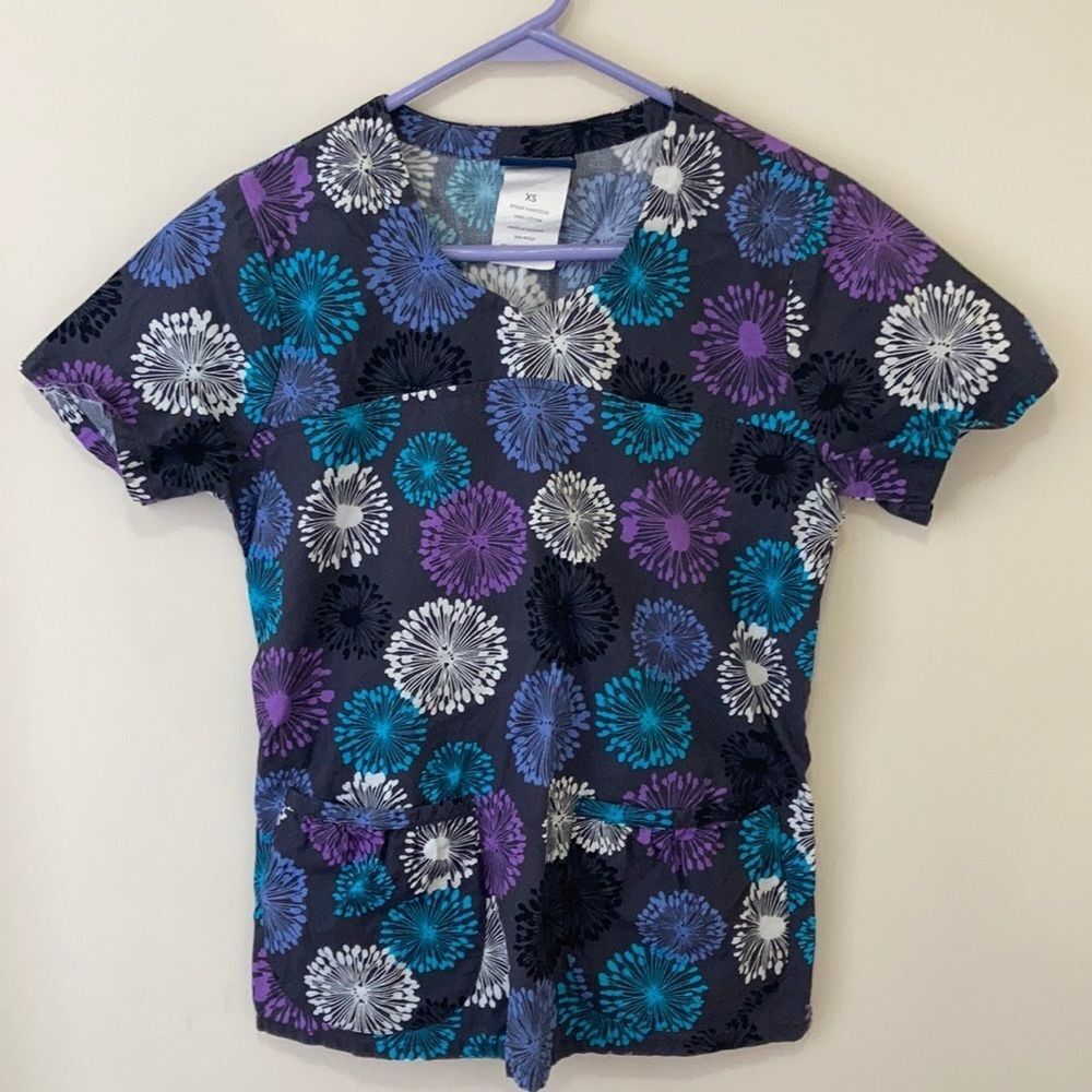 Sanibel Scrubs Women's Scrub Top Size XS